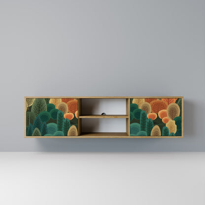 Mobile TV AUTUMN KALEIDOSCOPE a 2 ante in effetto rovere
