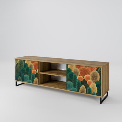 Mobile TV AUTUMN KALEIDOSCOPE a 2 ante in effetto rovere
