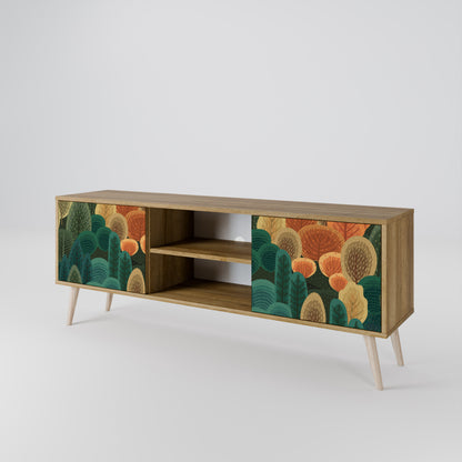 Mobile TV AUTUMN KALEIDOSCOPE a 2 ante in effetto rovere