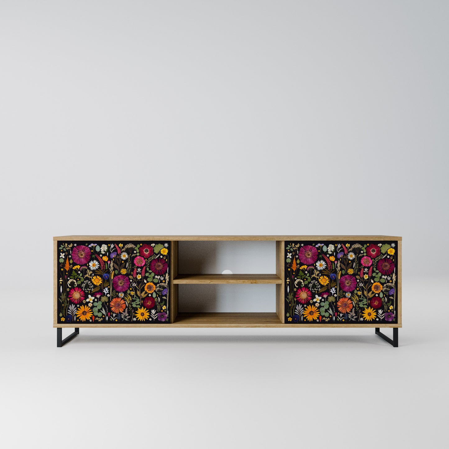 DAYNITE GARDEN Mobile TV a 2 Ante in Effetto Rovere