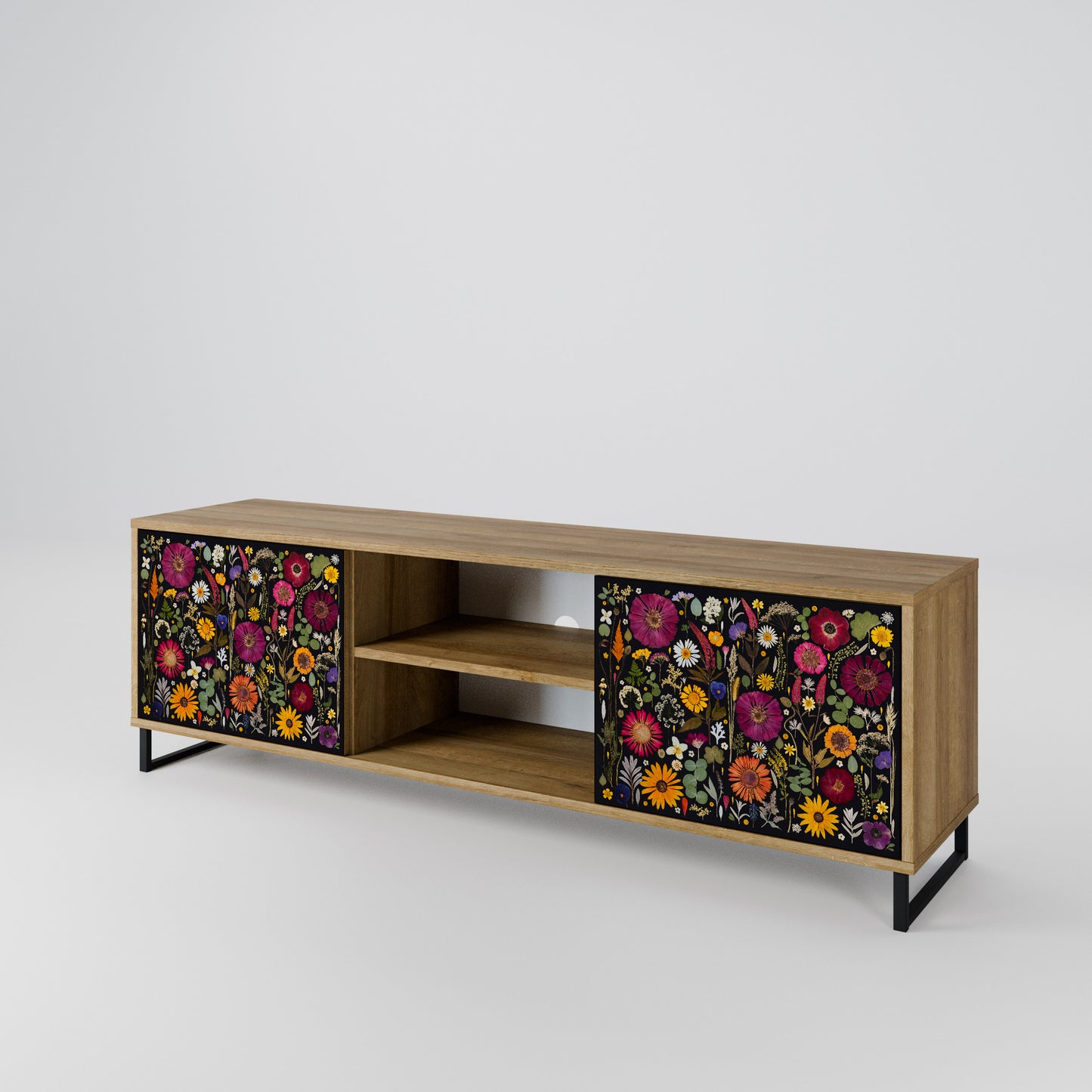 DAYNITE GARDEN Mobile TV a 2 Ante in Effetto Rovere