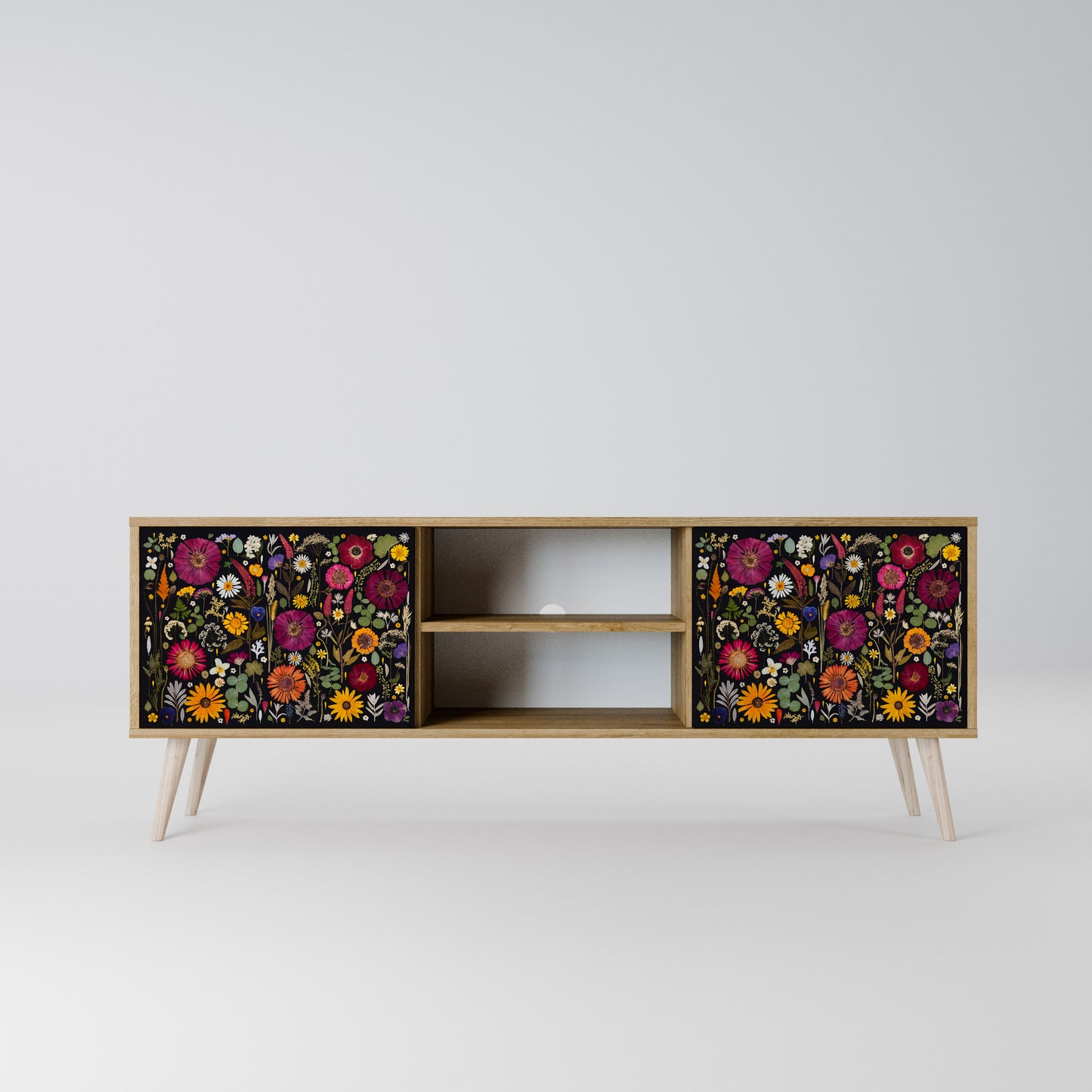 DAYNITE GARDEN Mobile TV a 2 Ante in Effetto Rovere