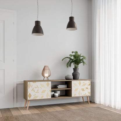 Mobile TV SPOTTED DAZE a 2 ante effetto rovere