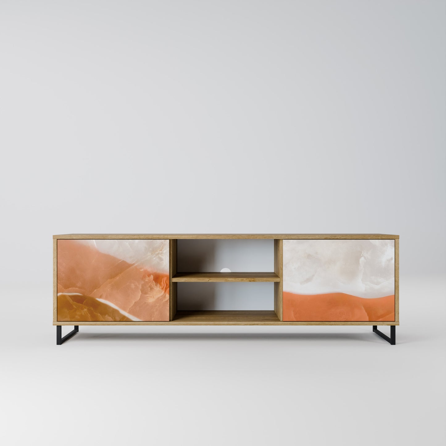 Mobile TV a 2 ante SANDHILLS SPLENDOUR in effetto rovere
