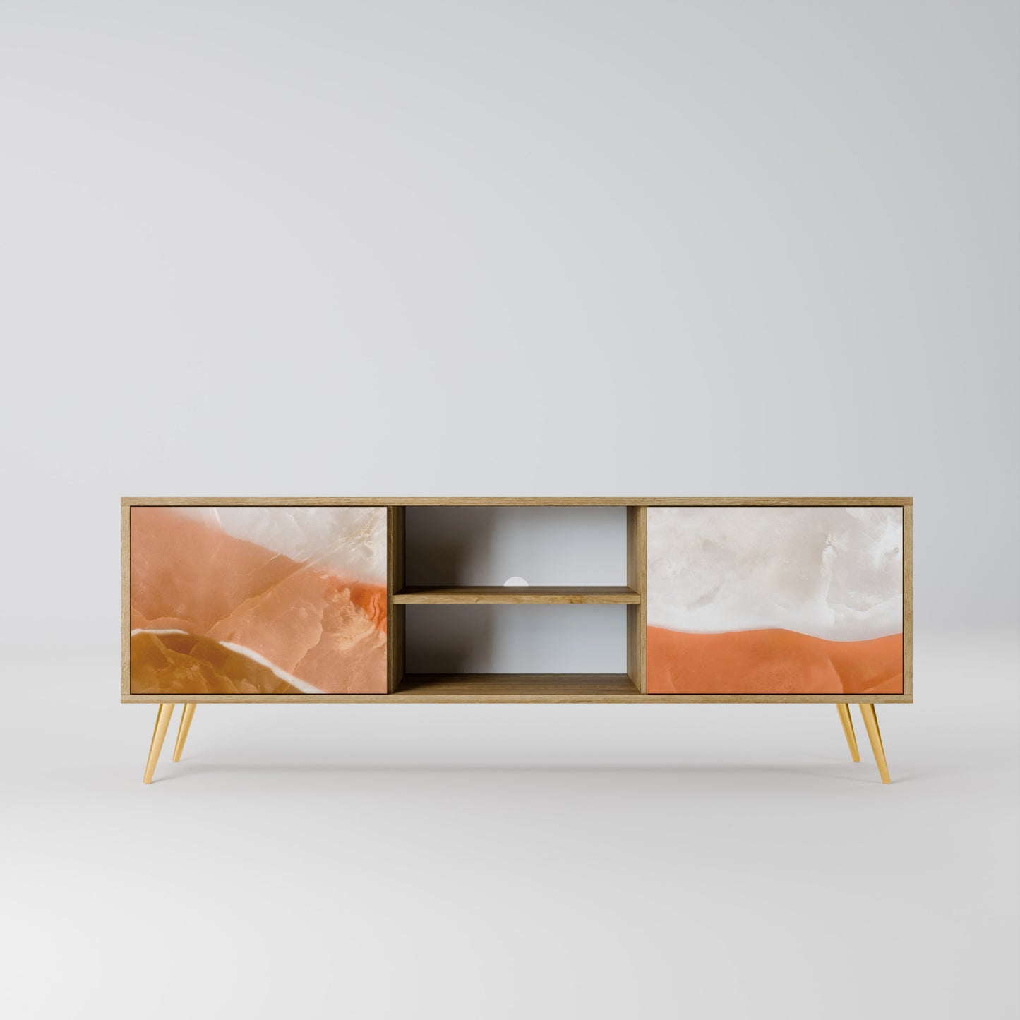 Mobile TV a 2 ante SANDHILLS SPLENDOUR in effetto rovere