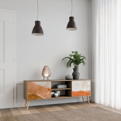 Mobile TV a 2 ante SANDHILLS SPLENDOUR in effetto rovere