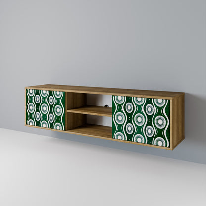 Mobile TV GREEN EYES a 2 ante effetto rovere