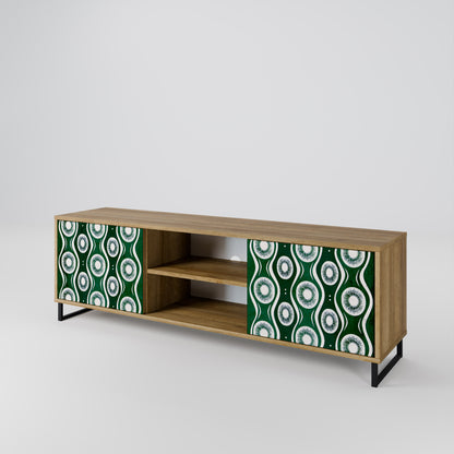 Mobile TV GREEN EYES a 2 ante effetto rovere
