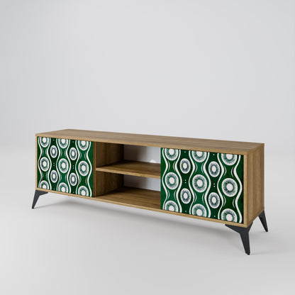 Mobile TV GREEN EYES a 2 ante effetto rovere