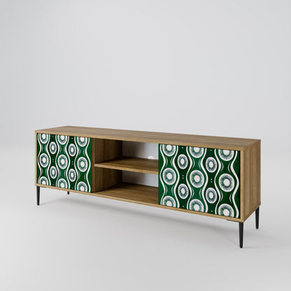 Mobile TV GREEN EYES a 2 ante effetto rovere