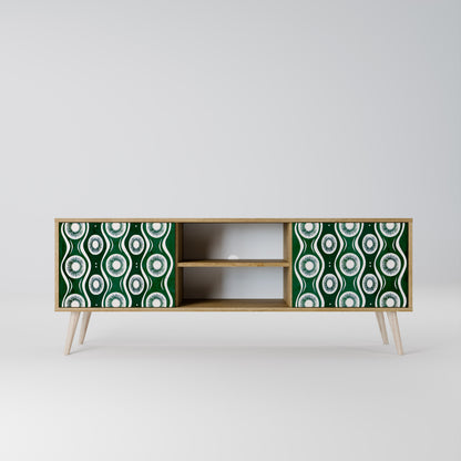 Mobile TV GREEN EYES a 2 ante effetto rovere