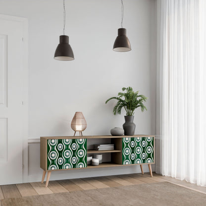 Mobile TV GREEN EYES a 2 ante effetto rovere