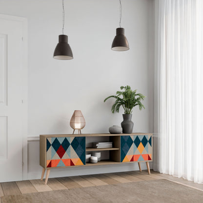 Mobile TV a 2 ante CRACKED ILLUSION in effetto rovere