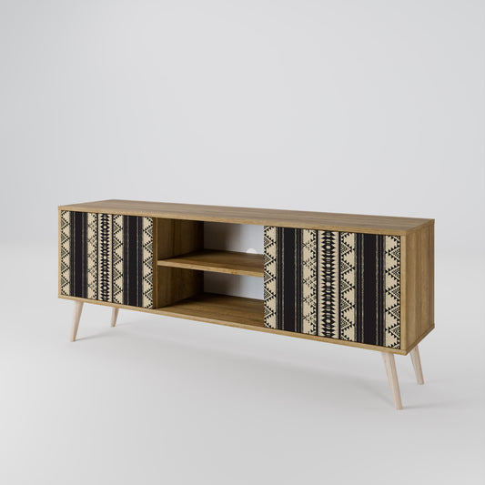 Mobile TV AZTEC a 2 ante effetto rovere