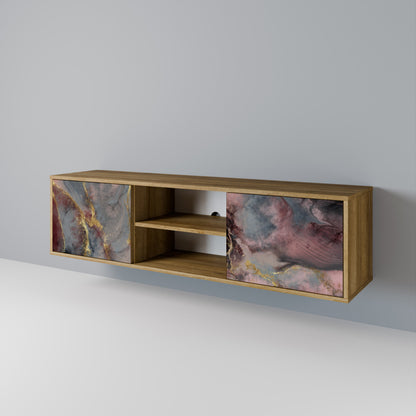 GOLDEN TIDES Mobile TV a 2 ante in effetto rovere
