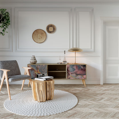 GOLDEN TIDES Mobile TV a 2 ante in effetto rovere