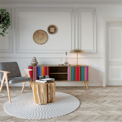 Mobile TV etnico messicano a 2 ante effetto rovere