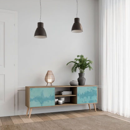 Mobile TV SKY WASH a 2 ante effetto rovere