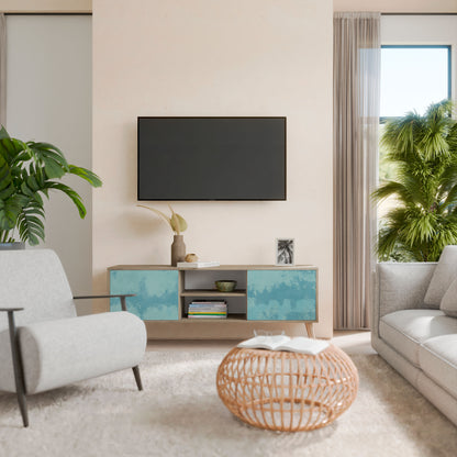 Mobile TV SKY WASH a 2 ante effetto rovere