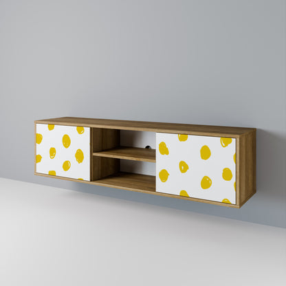 RADIANT REVERIE 2-Door TV Stand in Oak Effect