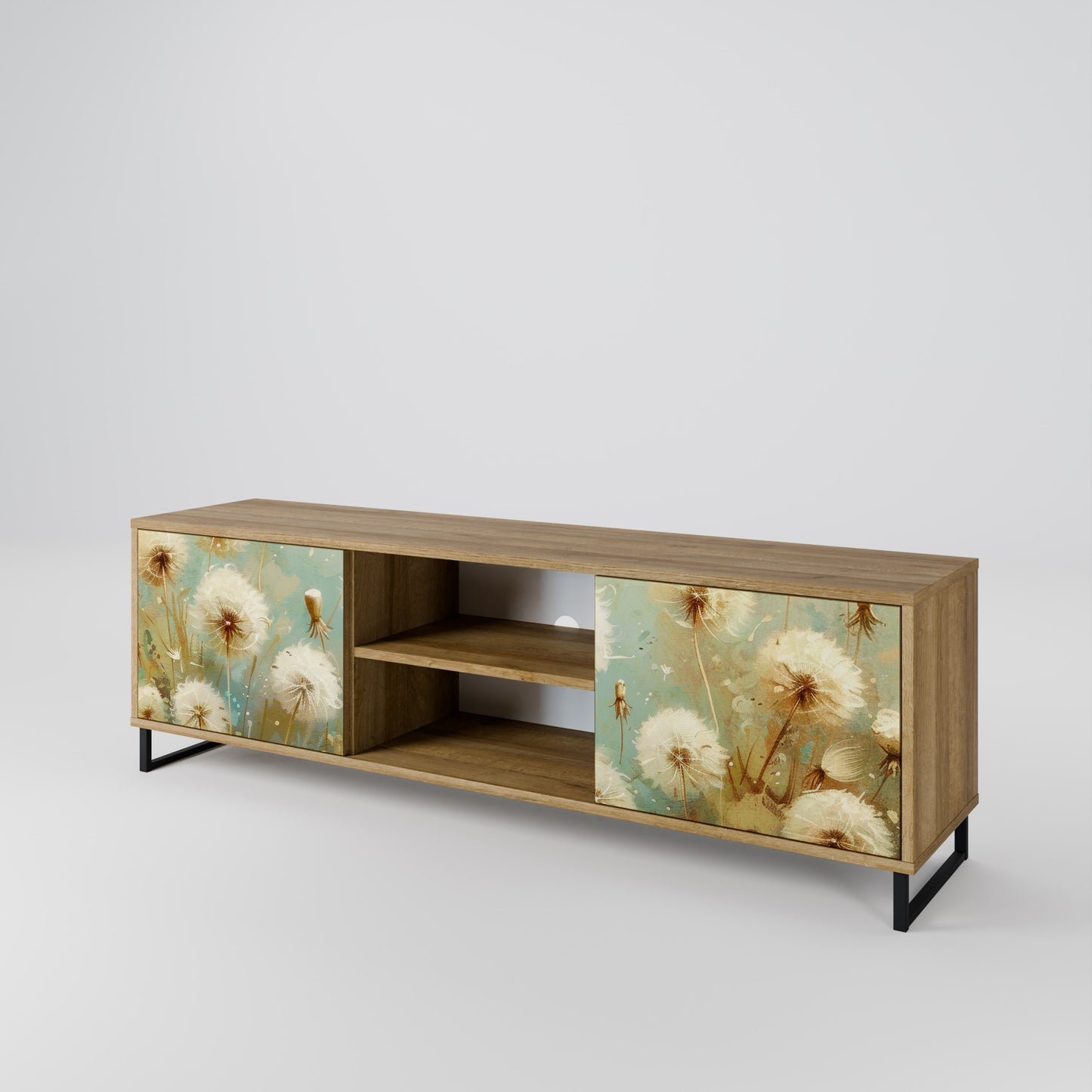 Mobile TV a 2 ante DREAMY MEADOW in effetto rovere