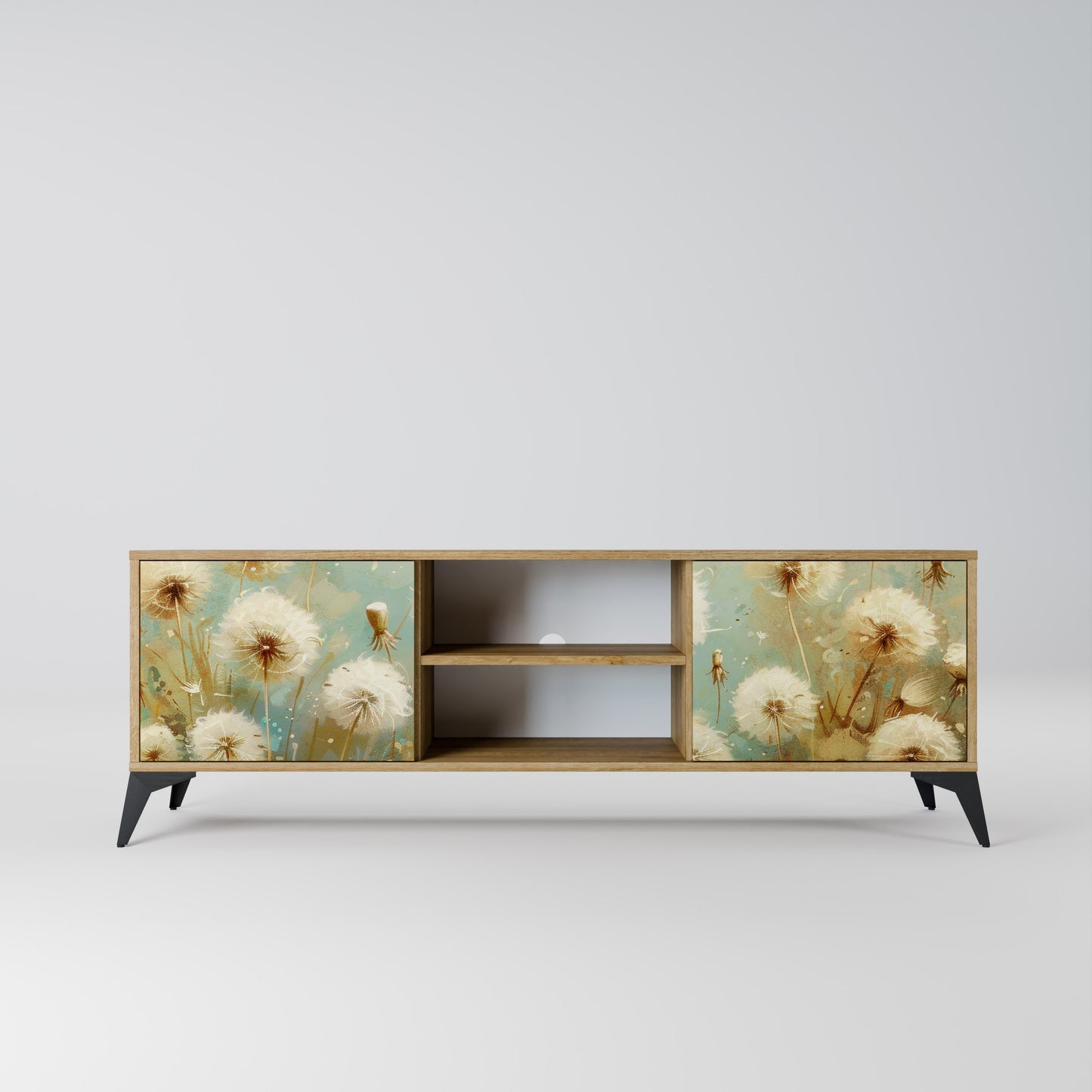 Mobile TV a 2 ante DREAMY MEADOW in effetto rovere