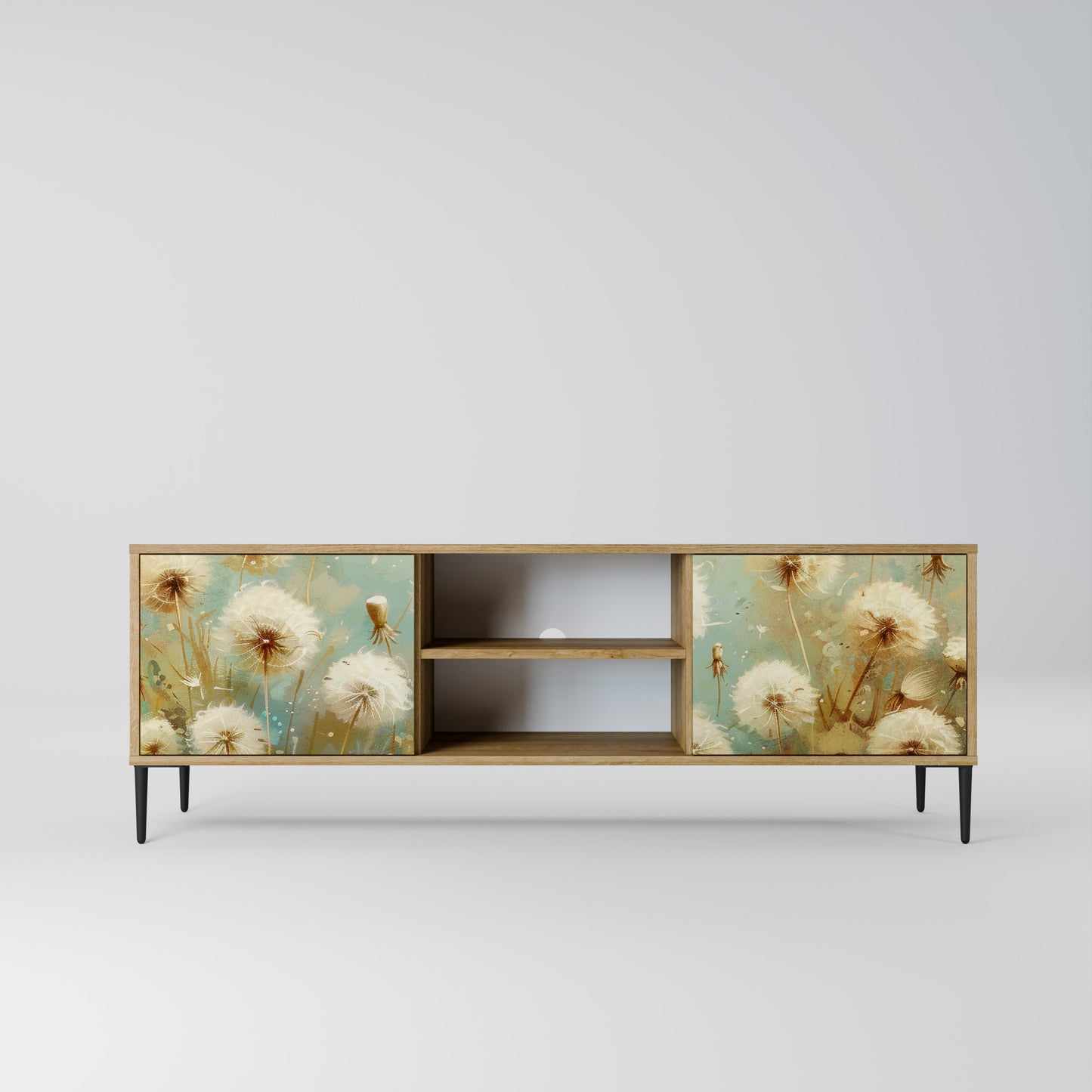 Mobile TV a 2 ante DREAMY MEADOW in effetto rovere