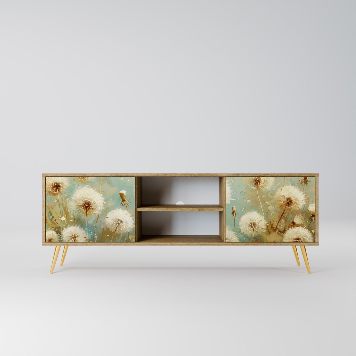 Mobile TV a 2 ante DREAMY MEADOW in effetto rovere