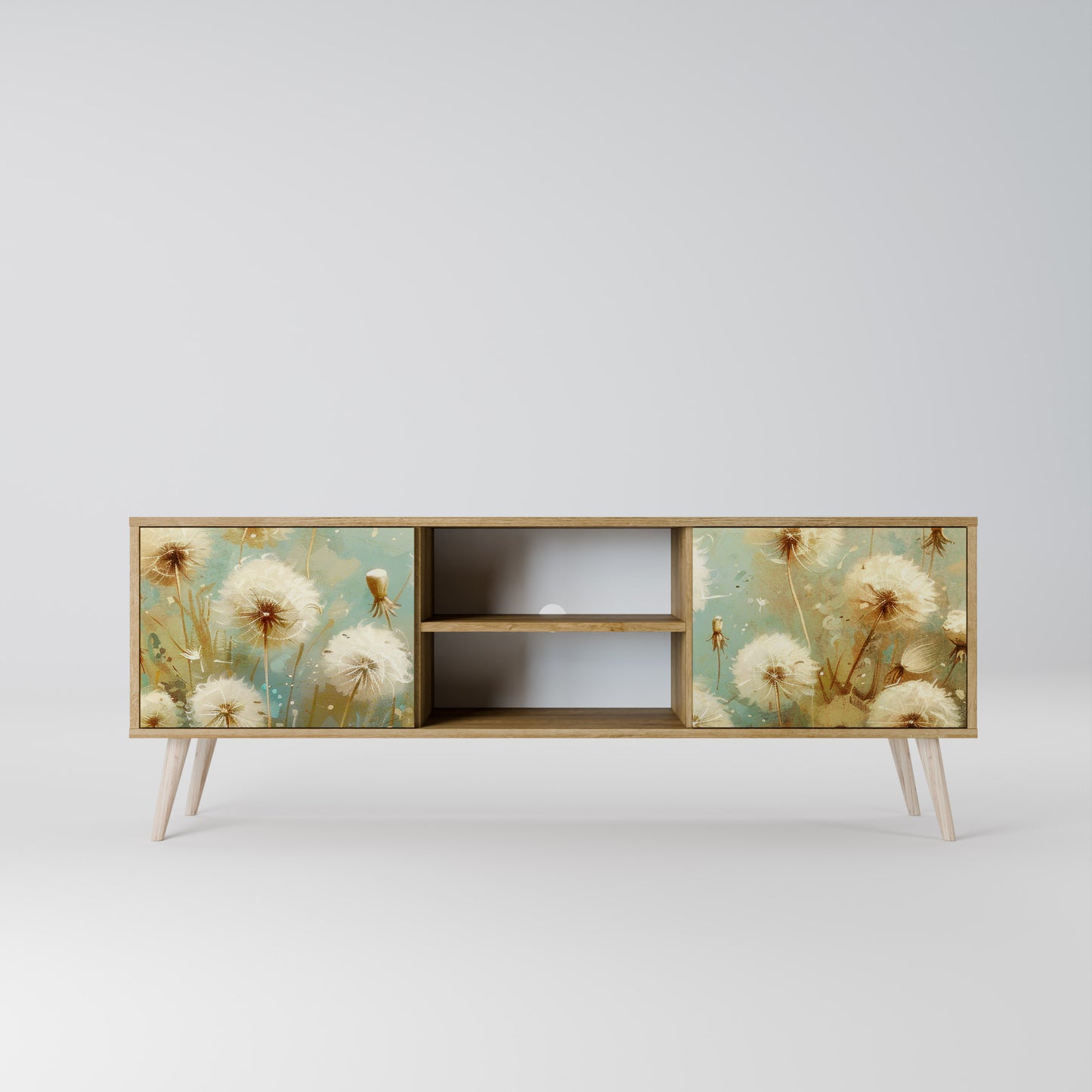 Mobile TV a 2 ante DREAMY MEADOW in effetto rovere