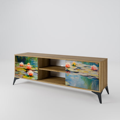 Mobile TV BLOOMING WATERS a 2 ante effetto rovere