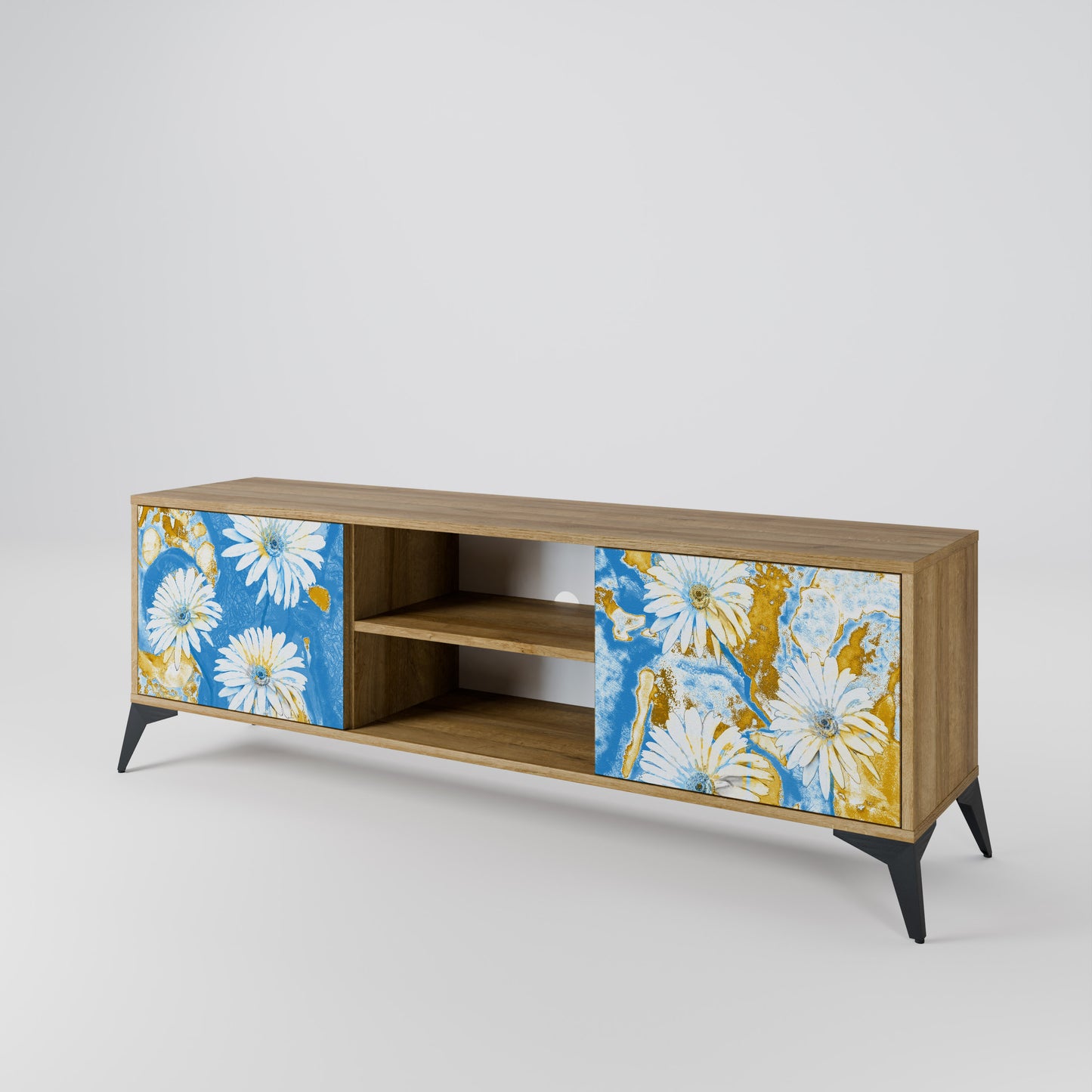 Mobile TV DAISY LUXE a 2 ante effetto rovere