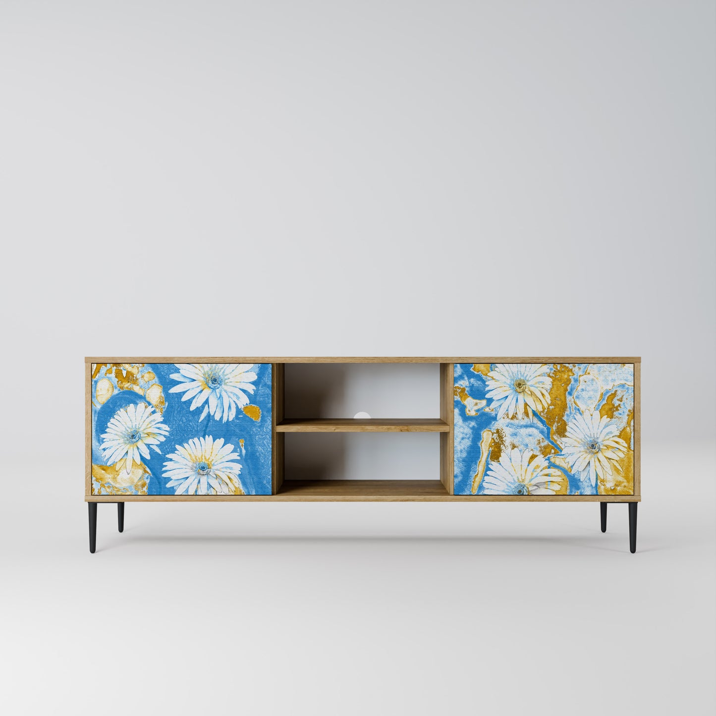 Mobile TV DAISY LUXE a 2 ante effetto rovere