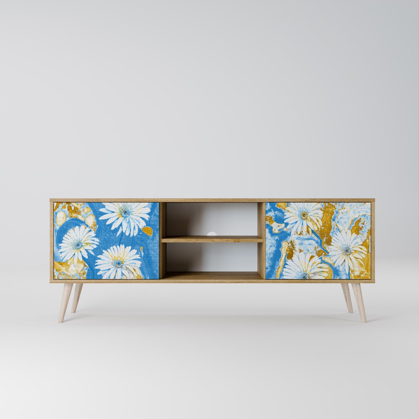 Mobile TV DAISY LUXE a 2 ante effetto rovere
