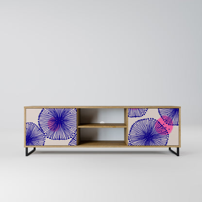 MAGIC NATURE 2-Door TV Stand in Oak Effect