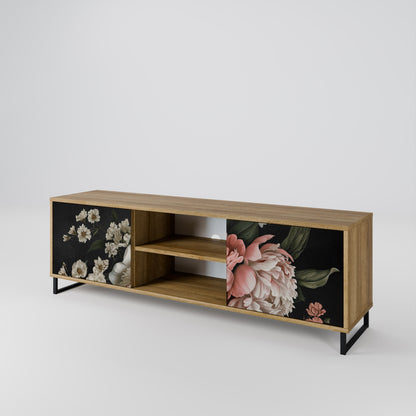 Mobile TV LUSH ELEGANCE a 2 ante effetto rovere