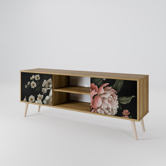 Mobile TV LUSH ELEGANCE a 2 ante effetto rovere