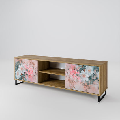 Mobile TV a 2 ante CHERRY BLOSSOM in effetto rovere