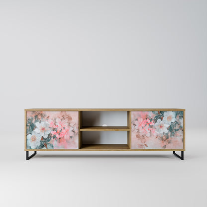 Mobile TV a 2 ante CHERRY BLOSSOM in effetto rovere