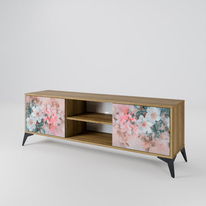 Mobile TV a 2 ante CHERRY BLOSSOM in effetto rovere