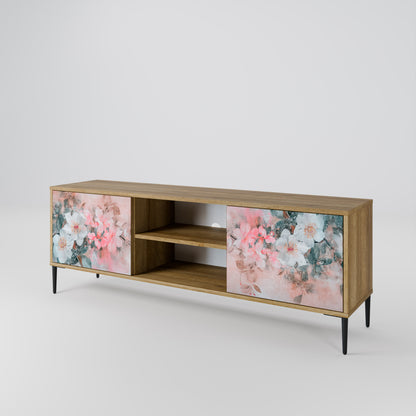 Mobile TV a 2 ante CHERRY BLOSSOM in effetto rovere