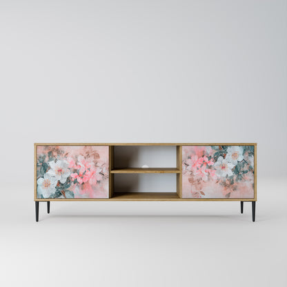 Mobile TV a 2 ante CHERRY BLOSSOM in effetto rovere