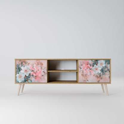 Mobile TV a 2 ante CHERRY BLOSSOM in effetto rovere