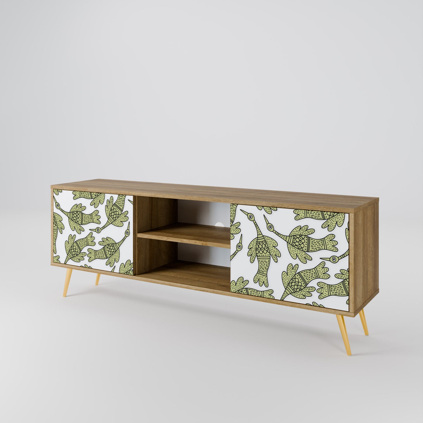 SEEDLING SONGBIRD Mobile TV a 2 ante in effetto rovere