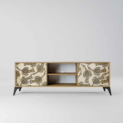 Mobile TV ALMONDINE SONGBIRD a 2 ante in effetto rovere