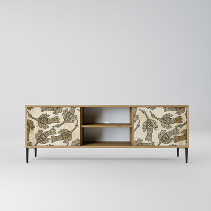 Mobile TV ALMONDINE SONGBIRD a 2 ante in effetto rovere