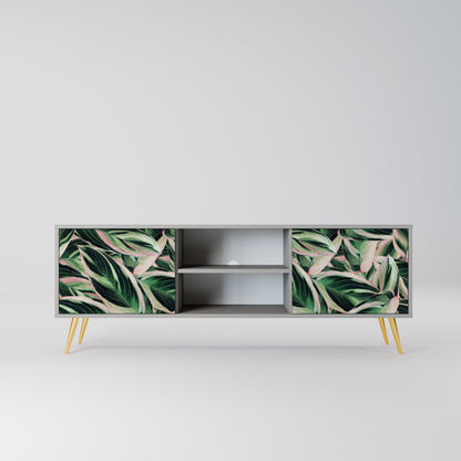 EERIE STROMANTHE 2-Door TV Stand in Grey Finish