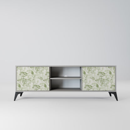 FENNEL BALDACHIN 2-Door TV Stand in Grey Finish