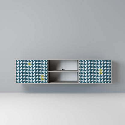 OUT OF CONTEXT 2-Door TV Stand in Grey Finish