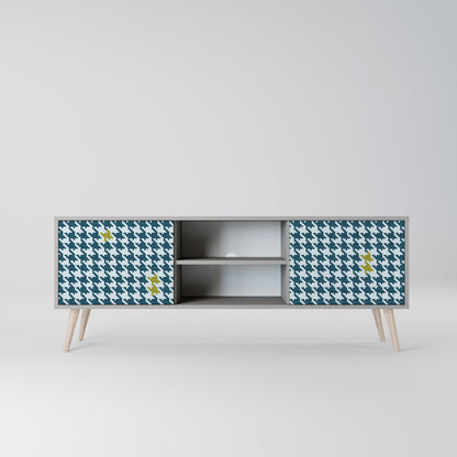 OUT OF CONTEXT 2-Door TV Stand in Grey Finish