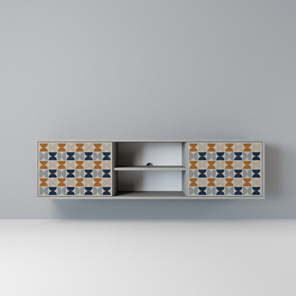 REFLECTION RANGE 2-Door TV Stand in Grey Finish